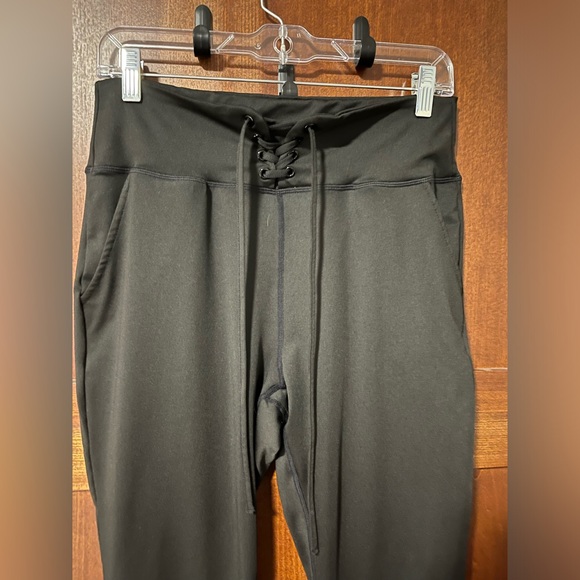 👚2/$15👚Black Lace Up Waist Pants - Picture 3 of 15